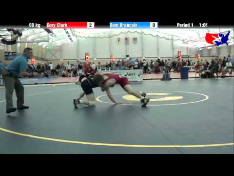 Cory Clark vs. Sam Brancale at 2013 ASICS University Nationals - FS