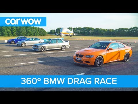 BMW M3 Generations - 360° DRAG RACE & ROLLING RACE