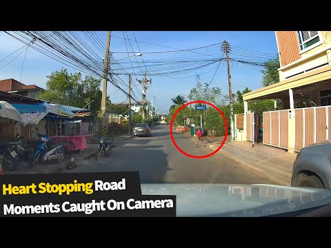 20 Heart Stopping & Scary Road Moments Caught On Camera