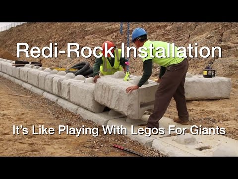 Why Contractors Choose Redi Rock Retaining Walls (Installation Overview)