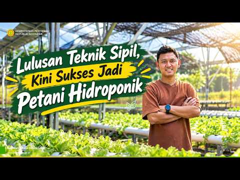Lulusan Teknik Sipil, Kini Sukses Jadi Petani Hidroponik