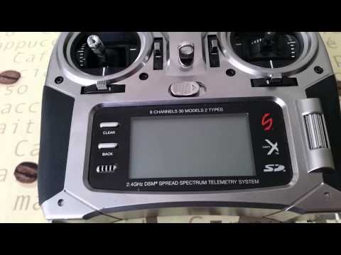 Spektrum Dx8 problem receiver is not saved, error fixed.