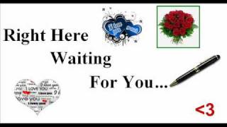 Right Here Waiting For You - Remix