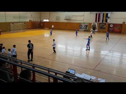 Ogres NSC-Jēkabpils Sporta skola 0-1.  U11 zenu Latvijas finals futbolla iekśtelpās Ludza 15.03.2019