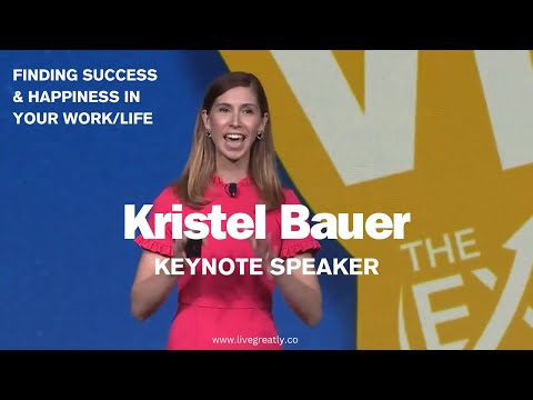 Kristel Bauer Speaking Reel | Happiness & Success In Work/Life