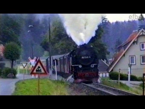 Zeitreise: Harzquerbahn 1990 - Deutsche Reichsbahn - DDR