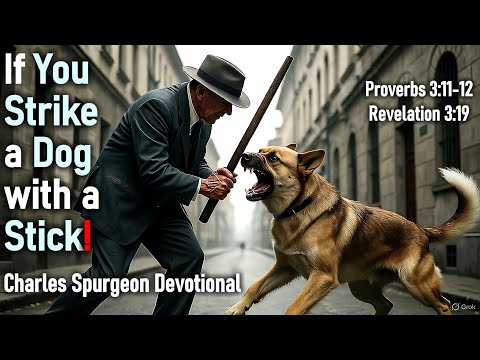 If You Strike a Dog with a Stick! - Charles Spurgeon Devotional Reading (Proverbs 3:11-12, Rev 3:19)