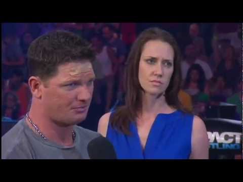 AJ Styles, Claire & Daniels In Ring Segment - Impact 12/7/2012