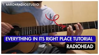 Radiohead - "Everything in Its Right Place" How to Play Guitar Tutorial Lesson