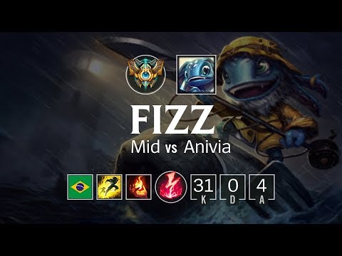 Fizz Mid vs Anivia - BR Challenger Patch 8.10