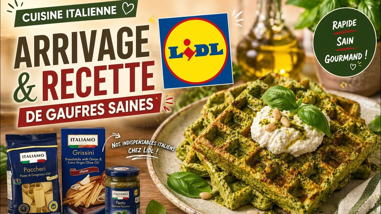🧇MY HEALTHY 3-INGREDIENT WAFFLE RECIPE! 🇮🇹LIDL ARRIVAL APRIL 17TH 🛒