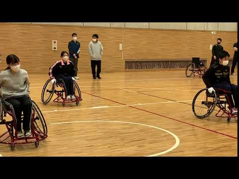 【理学療法学専攻・作業療法学専攻】授業の様子（障がい者スポーツ／車椅子バスケットボール②）＿大阪保健医療大学