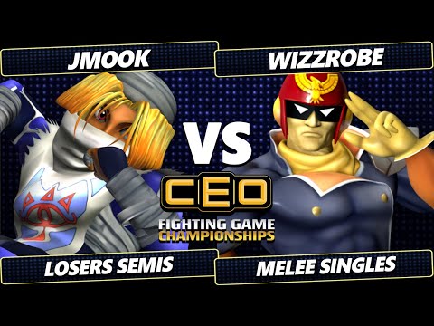 CEO 2024 LOSERS SEMIS - Jmook (Sheik) Vs. Wizzrobe (Captain Falcon) Smash Melee - SSBM