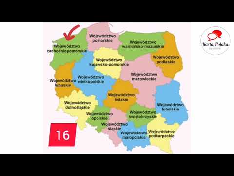 #kartapolaka Karta Polaka w minutę! Odc. 50: Województwa w Polsce
