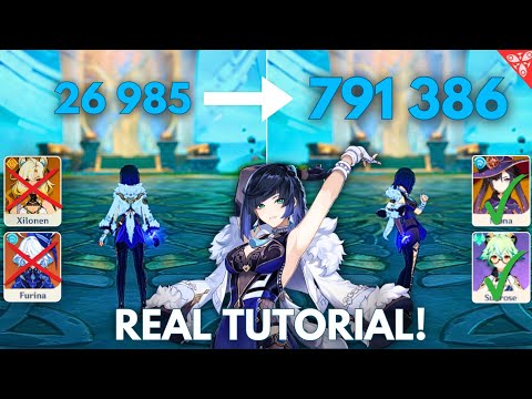 YELAN 800K Nuke Tutorial [ Genshin Impact ]