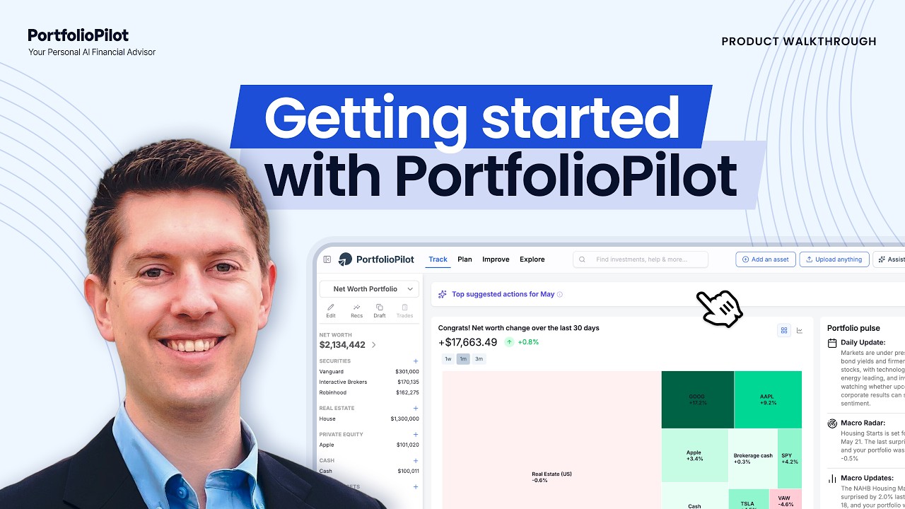 Getting started with PortfolioPilot 🚀 #portfoliopilot #investing #personalfinance #money video thumbnail