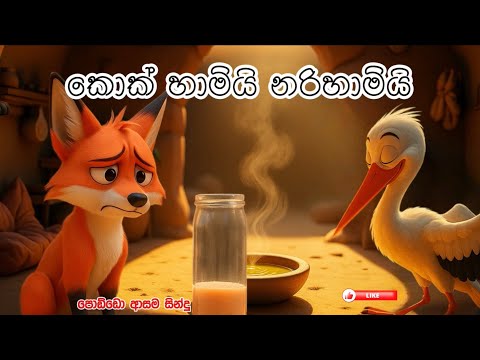 කොක් හාමීයි නරි හාමීයි| kok haami nari hami| SInhala kids songs |sinhala Lama gee |cartoon song 2025