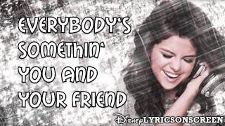 Selena Gomez &amp; The Scene - Spotlight (Lyrics Video) HD