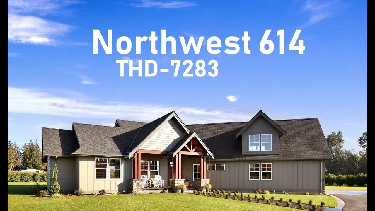 Tour of Modern Craftsman House Plan | THD-7283