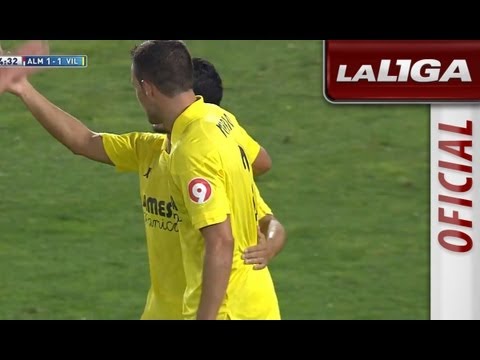 Gol de Jonathan Pereira (1-1) en el UD Almería - Villarreal CF - HD