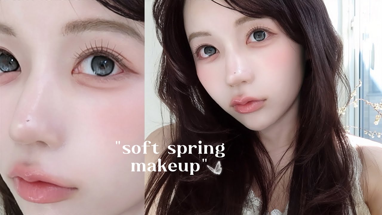 【𝙈𝙖𝙠𝙚𝙪𝙥】春の多幸感コーラルピンクメイク🌸🫧