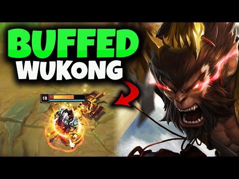 BUFFED!! Wukong Top is BACK again (PENTAKILL) | KingKongLoL