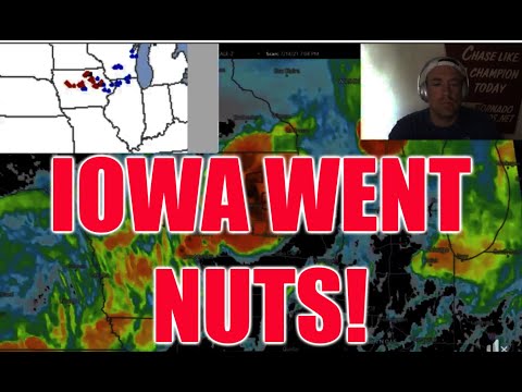 IOWA WENT NUTS yesterday! 45 preliminary tornado reports!