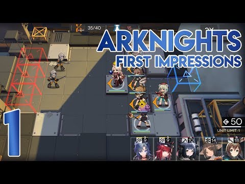 Arknights First Impressions - Gameplay Walkthrough Part 1 - YouTube