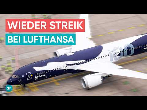 Video Thumbnail: Lufthansa im Streik-Chaos: Jubiläum überschattet von Flugausfällen