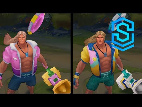 Pool Party Taric Chroma Skins