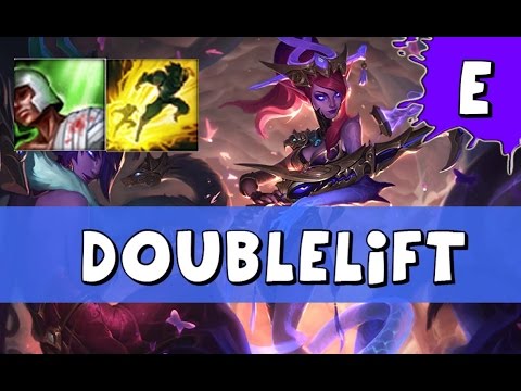 TSM Doublelift as Caitlyn vs Kog'Maw ADC - HIGHLIGHTS - League of Legends