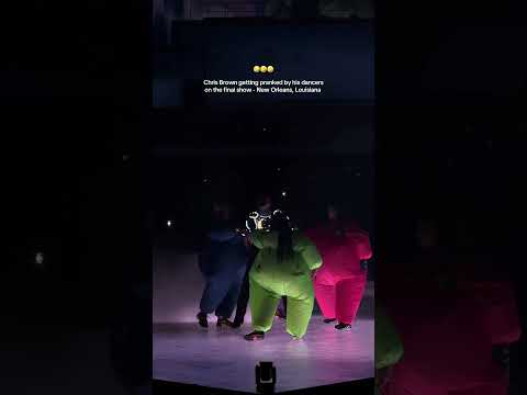 Chris Brown’s Dancers Prank Him on the Final Night #breezybowl