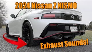 Here Are the Sweet Sounds of the 420 HP 2024 Nissan Z NISMO!