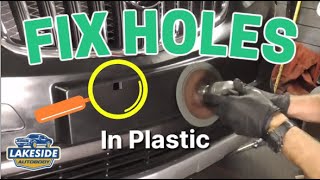How to Fix a Hole in a Plastic Bumper - Fast, Easy, Durable