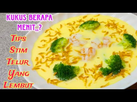 CARA STEAM TELUR DENGAN UDANG YANG LEMBUT ANTI GAGAL || SILKY STEAMED EGG RECIPES @humairaharyu