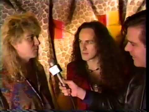 def leppard - joe&vivian with  MTV kurt loder 1992