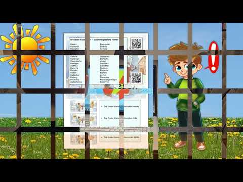 Blitzlesen - chorisches Lesen - mit Bewegung - 2. Schuljahr