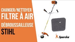 Comment changer ou nettoyer le filtre à air de sa débroussailleuse thermique Stihl ?