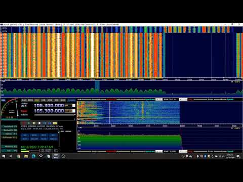 105.3 CFXY Fredericton, NB - September 8, 2020 Tropo from Tabernacle, NJ