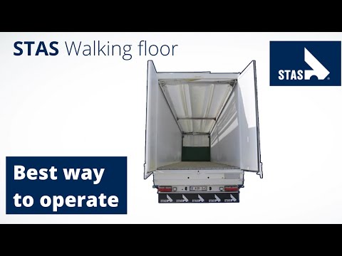 How to operate a walking floor trailer the best way?