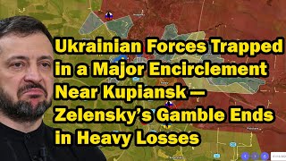 Massive Cauldron Near Kupiansk: Ukrainian Army Suffers Crushing Losses After Zelensky’s Risky Move