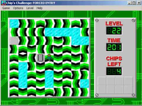 Chip's Challenge Walkthrough Levels 21 & 22