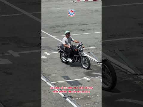 Lỗi thường gặp khi thi bằng lái xe hạng A xe côn tay.