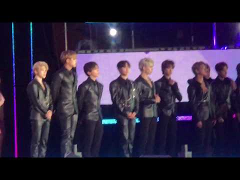 191004 Seventeen @ Music Bank in Gangneung Ending [FANCAM]