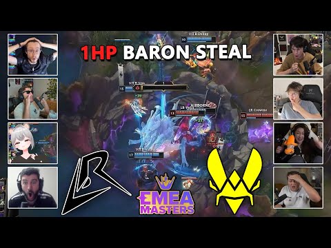 Streamer and Opponent React to LR vs VIT.B - WE ARE BACK! | EMEA Masters Summer 2025 Knockout Stage