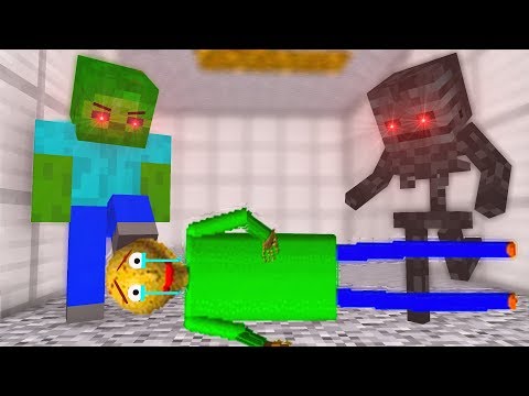 Monster School : BALDI'S BASICS CHALLENGE - Minecraft Animation