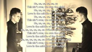Love In The Middle Of A Firefight - Dillon Francis Lyrics Video (Feat. Brendon Urie)
