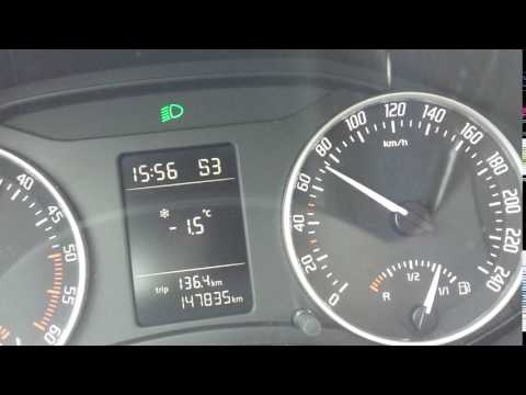 SKODA OCTAVIA 1,6 TDI DSG acceleration