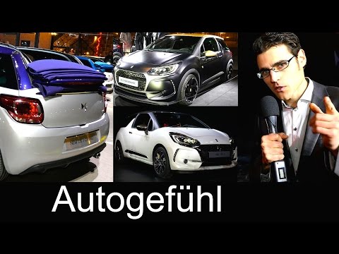 Premiere DS3 Facelift with DS Performance 208 hp & Cabriolet Citroen DS premium strategy interviews