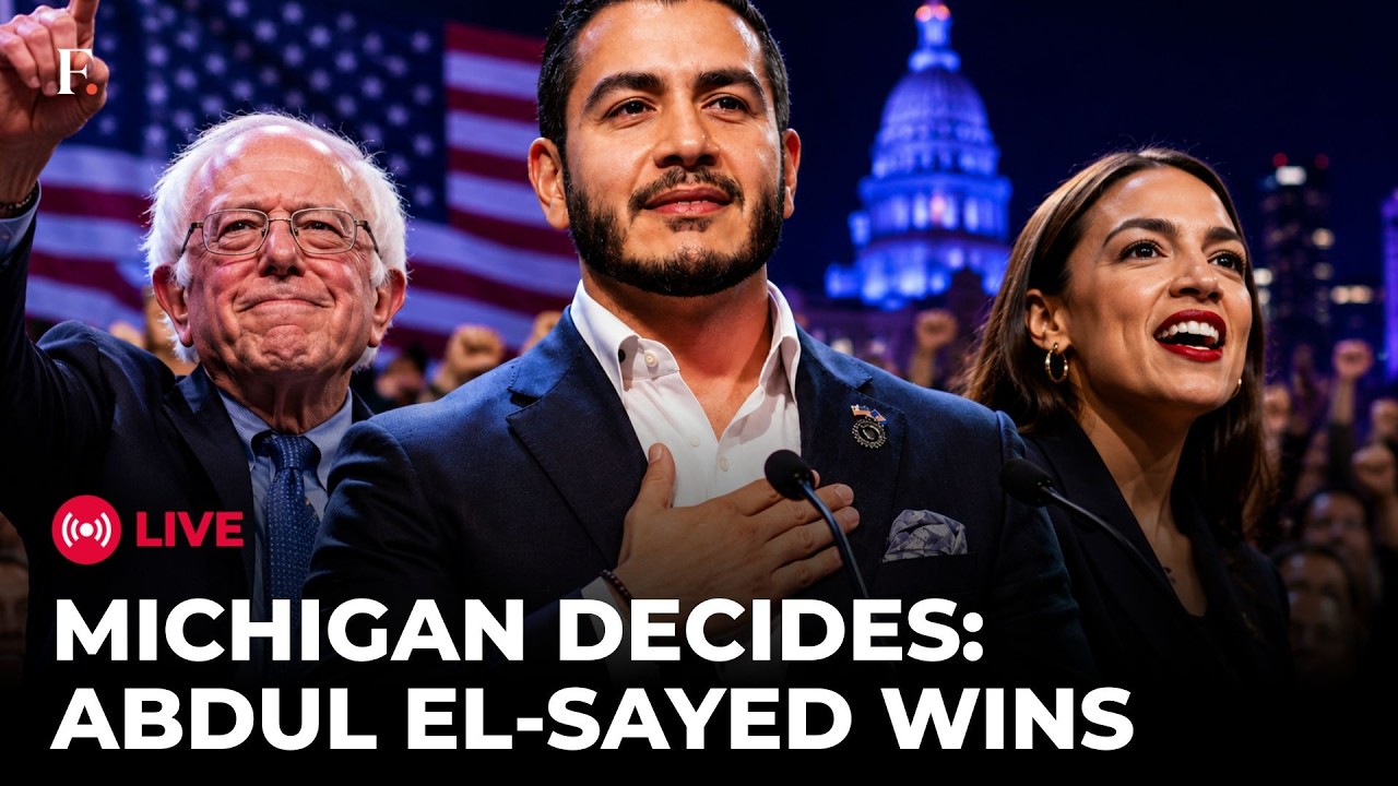 LIVE: Abdul El-Sayed Big Democratic Victory | Michigan US Senate Primary 2026 | AOC | Bernie Sanders